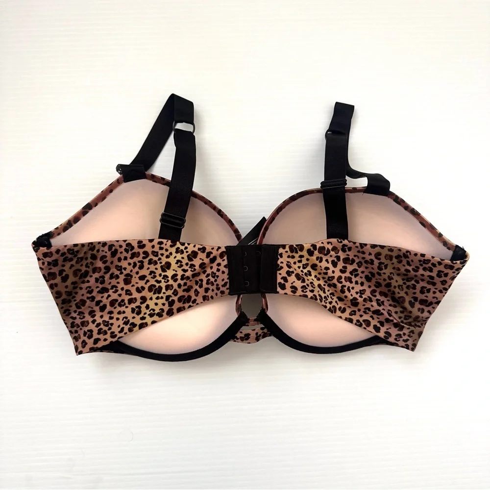 Victoria's Secret Very Sexy Push Up Bra Leopard Print Size 36 DD